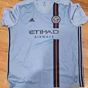 Adidas Men's Sky Blue Soccer Jersey